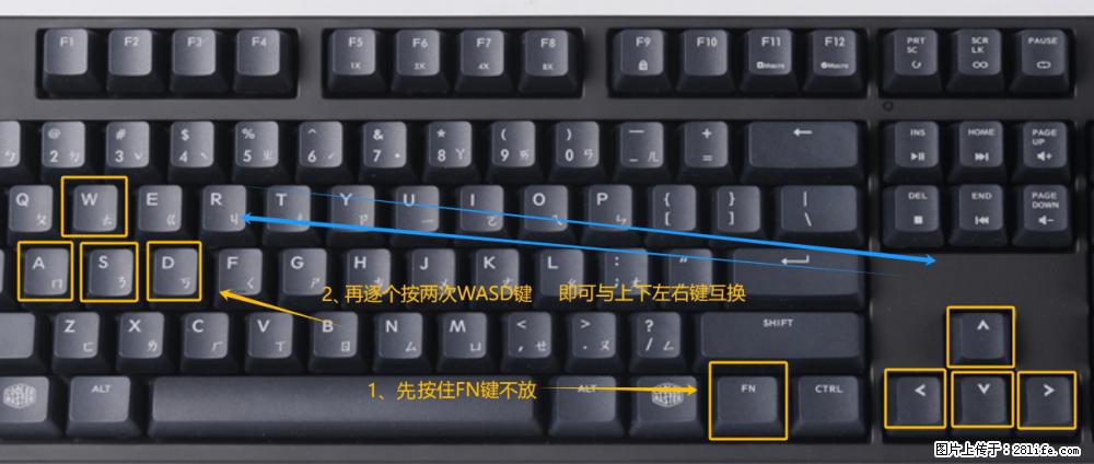 键盘，怎样把wasd键与上下左右方向键互换？ - 生活百科 - 广州生活社区 - 广州28生活网 gz.28life.net